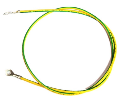UL1015 18AWG żółto-zielony przewód uziemiający z zaciskami